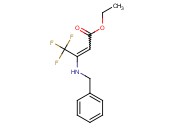 3-BENZYLAMINO-<span class='lighter'>4,4,4-TRIFLUORO</span>-BUT-2-ENOIC ACID ETHYL ESTER