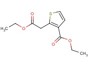 ethyl 2-(2-<span class='lighter'>ethoxy</span>-2-oxoethyl)thiophene-3-carboxylate