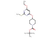tert-Butyl 4-((6-ethoxy-2-(methylthio)pyrimidin-4-yl)oxy)piperidine-1-carboxylate