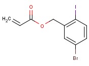 <span class='lighter'>2-Propenoic</span> acid, (5-bromo-2-iodophenyl)methyl ester