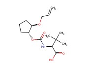 (S)-2-{[(((1R,2R)-2-(allyloxy)cyclopentyl)oxy)carbonyl]<span class='lighter'>amino</span>}-<span class='lighter'>3,3-dimethylbutanoic</span> acid