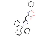 2-benz<span class='lighter'>amido</span>-3-(1-trityl-1H-imidazol-4-yl)propanoic acid