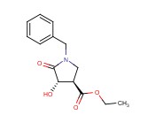 (3R,4S)-ETHYL 1-BENZYL-4-<span class='lighter'>HYDROXY</span>-5-OXOPYRROLIDINE-3- CARBOXYLATE