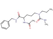 N-benzyl-2-acetamido-5-[(methylcarbamoyl)(propyl)<span class='lighter'>amino</span>]pentanamide