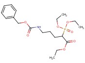 Ethyl 5-[(benzyloxycarbonyl)amino]-2-(diethoxyphosphoryl)valerate