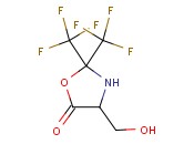 4-(HYDROXYMETHYL)-2,2-BIS(TRIFLUOROMETHYL)-5-OXAZOLIDINONE