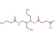 4-{[3-(butanamidomethyl)heptan-4-yl]oxy}-<span class='lighter'>4-oxobutanoic</span> acid