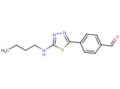 4-(5-(butylamino)-1,3,4-thiadiazol-2-yl)benzaldehyde