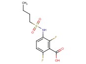 3-(BUTYLSULFON<span class='lighter'>AMIDO</span>)-2,6-DIFLUOROBENZOIC ACID