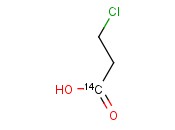 3-<span class='lighter'>CHLOROPROPIONIC</span> ACID, [1-14C]