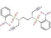 N,N'-(ethane-1,2-diyl)<span class='lighter'>bis</span>(N-(cyanomethyl)-2-nitrobenzenesulfonamide)
