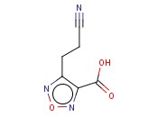 1,2,5-恶二唑-3-羧酸，4-（2-氰乙基）-（9CI）