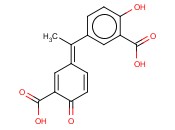 5-[1-(3-羧基-4-氧代-2，5-环己二烯-1-亚基)乙基]-2-羟基苯甲酸(置于无阀气瓶<span class='lighter'>中</span>)[阀需另购(产品号:V0030)]
