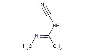 <span class='lighter'>N-CYANO-N</span>'-<span class='lighter'>METHYL-ETHANIMIDAMIDE</span>