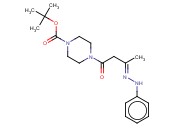 1-PIPERAZINECARBOXYLIC ACID, 4-[1-OXO-3-(2-PHENYLHYDRAZINYLIDENE)BUTYL]-, 1,1-DIMETHYLETHYL ESTER