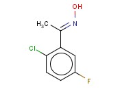 1-(2-CHLORO-5-FLUOROPHENYL)-ETHANONE, OXIME