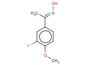 1-(3-FLUORO-4-METHOXYPHENYL)-ETHANONE, OXIME