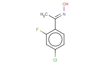1-(4-CHLORO-2-FLUOROPHENYL)-ETHANONE, OXIME