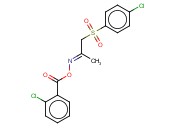 [1-(4-CHLOROPHENYL)SULFONYLPROPAN-2-YLIDENEAMINO] <span class='lighter'>2-CHLOROBENZOATE</span>