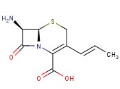 (6R,7R)-7-AMINO-8-OXO-3-(1-PROPENYL)-5-THIA-1-AZABICYCLO
[4. <span class='lighter'>2.0</span>]OCT-2--ENE-2- CARBOXYLIC ACID