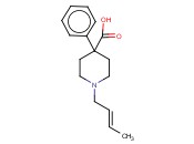 1-(BUT-2-EN-1-YL)-4-<span class='lighter'>PHENYLPIPERIDINE</span>-4-CARBOXYLIC ACID