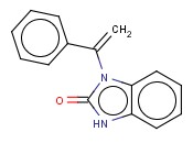 2H-BENZIMIDAZOL-2-ONE, 1,3-DIHYDRO-1-(1-PHENYLETHENYL)-