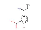5-((1S)-1-AMINOPROP-2-ENYL)-<span class='lighter'>2-BROMOBENZOIC</span> ACID