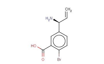 5-((1S)-1-AMINOPROP-2-ENYL)-<span class='lighter'>2-BROMOBENZOIC</span> ACID