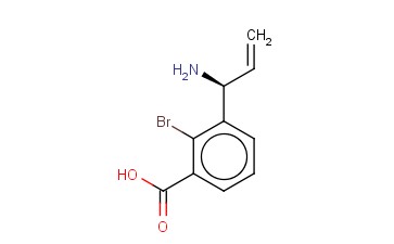 3-((1S)-1-AMINOPROP-2-ENYL)-<span class='lighter'>2-BROMOBENZOIC</span> ACID