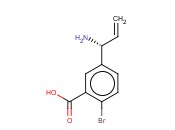 5-((1R)-1-AMINOPROP-2-ENYL)-<span class='lighter'>2-BROMOBENZOIC</span> ACID