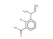 3-((1R)-1-AMINOPROP-2-ENYL)-<span class='lighter'>2-BROMOBENZOIC</span> ACID