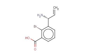 3-((1R)-1-AMINOPROP-2-ENYL)-<span class='lighter'>2-BROMOBENZOIC</span> ACID