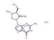 2-AMINO-1,9-DIHYDRO-9-[(1R,3R,4S)-4-HYDROXY-3-(HYDROXYMETHYL)-2-METHYLENECYCLOPENTYL]-6H-PURIN-6-ONE MONOHYDRATE