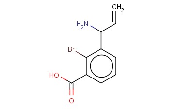 3-(1-AMINOPROP-2-ENYL)-<span class='lighter'>2-BROMOBENZOIC</span> ACID