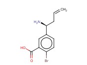 5-((1S)-1-AMINOBUT-3-ENYL)-<span class='lighter'>2-BROMOBENZOIC</span> ACID