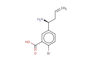 5-((1S)-1-AMINOBUT-3-ENYL)-<span class='lighter'>2-BROMOBENZOIC</span> ACID
