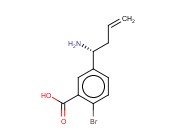 5-((1R)-1-AMINOBUT-3-ENYL)-<span class='lighter'>2-BROMOBENZOIC</span> ACID