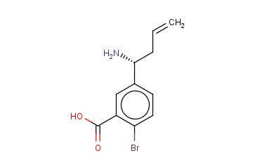 5-((1R)-1-AMINOBUT-3-ENYL)-<span class='lighter'>2-BROMOBENZOIC</span> ACID