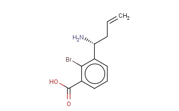 3-((1R)-1-AMINOBUT-3-ENYL)-<span class='lighter'>2-BROMOBENZOIC</span> ACID
