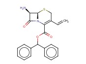 7-氨基-3-乙烯基-8-氧代-5-硫-1-<span class='lighter'>氮</span><span class='lighter'>杂</span>双<span class='lighter'>环</span>[4.2.0]辛-2-烯-2-羧酸二苯<span class='lighter'>甲</span>酯<span class='lighter'>盐酸盐</span>