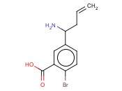 5-(1-AMINOBUT-3-ENYL)-<span class='lighter'>2-BROMOBENZOIC</span> ACID
