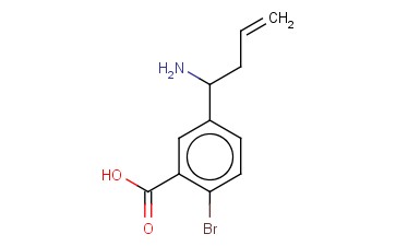5-(1-AMINOBUT-3-ENYL)-<span class='lighter'>2-BROMOBENZOIC</span> ACID