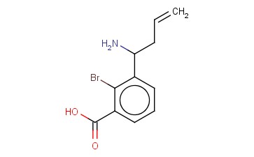 3-(1-AMINOBUT-3-ENYL)-<span class='lighter'>2-BROMOBENZOIC</span> ACID