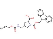 N-FMOC-TRANS-4-<span class='lighter'>AMINO</span>METHYLALLOC-L-PROLINE