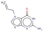 6H-PURIN-6-ONE,2-AMINO-1,7-DIHYDRO-7-(2-PROPEN-1-YL)-