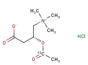 乙酰基-1-13C-L-肉毒<span class='lighter'>碱</span><span class='lighter'>盐酸盐</span>