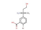 5-((1R)-1-AMINO-3-HYDROXY-1-METHYLPROPYL)-<span class='lighter'>2-BROMOBENZOIC</span> ACID