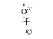(S)-N-[4-CYANO-3-(TRIFLUOROMETHYL)PHENYL]-3-(4-FLUOROPHENYLTHIO)-2-HYDROXY-2-METHYLPROPANAMIDE