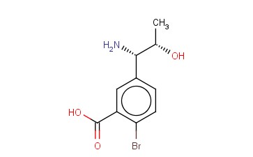 5-((1S,2S)-1-AMINO-2-HYDROXYPROPYL)-<span class='lighter'>2-BROMOBENZOIC</span> ACID