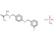 (S)-2-((4-((3-Fluorobenzyl)oxy)benzyl)-amino)propanamide methanesulfonate